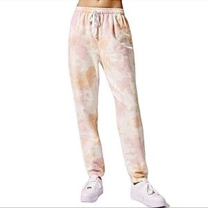 NWT Carbon38 Tie-Dye Jogger Sweatpants